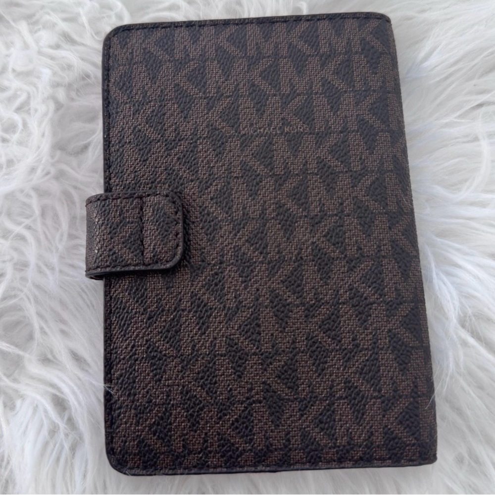 Michael Kors Dark Brown Passport Holder - Picture 2 of 3